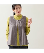 【洗える・3L/4Lサイズあり】ふんわり起毛ベスト