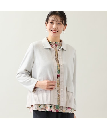 【洗える・3L/4Lサイズあり】ふんわり起毛カーディガン