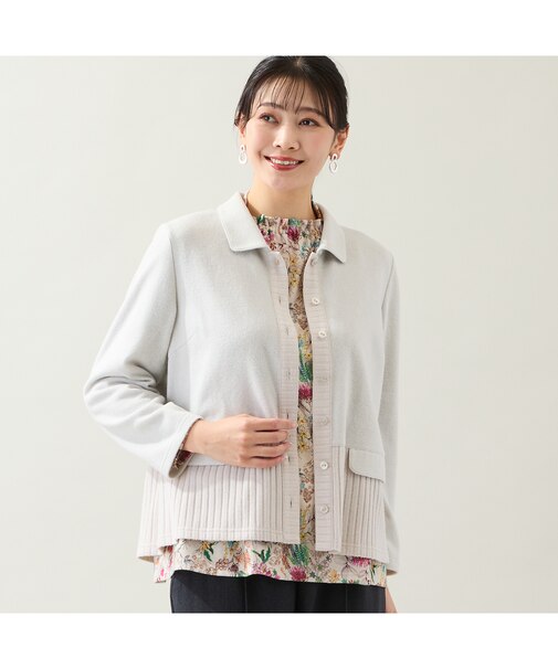 【洗える・3L/4Lサイズあり】ふんわり起毛カーディガン