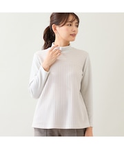 【洗える・日本製・アンサンブル可】起毛リブカットソー