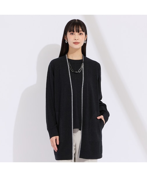 【L~4L/アンサンブル対応】着流しカーディガン