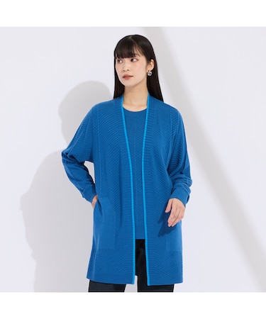 【L～4L/アンサンブル対応】着流しカーディガン