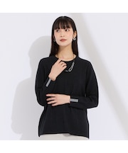 【L～4L/アンサンブル対応】プルオーバーニット