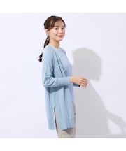 【アンサンブル対応】ハイゲージラメニットカーディガン