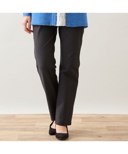 【洗える・暖パン・S～LLサイズ】裏起毛イージーパンツ