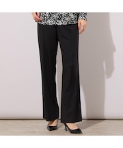 【手洗いOK・接触冷感・紫外線防止】マシュマロポンチ・フロントピンタックパンツ