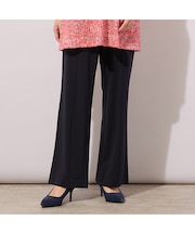 【手洗いOK・接触冷感・紫外線防止】マシュマロポンチ・フロントピンタックパンツ