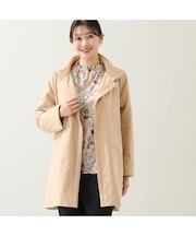 【軽量・中綿裏地つき・3L/4Lサイズあり】スタンドカラーコート