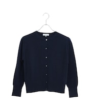 【アンサンブル対応】ウールシルクニットカーディガン