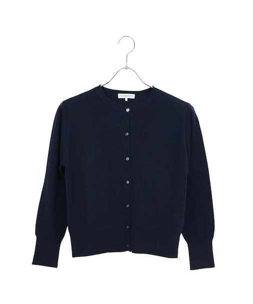 【アンサンブル対応】ウールシルクニットカーディガン