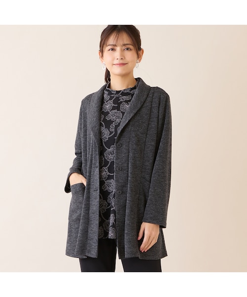 洗える・アンサンブル可・3L/4Lサイズあり】ソフトニットカーディガン