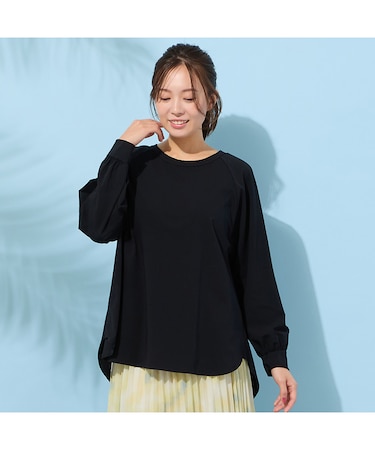 【手洗いOK】ラグランスリーブカットソー