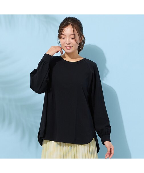 【手洗いOK】ラグランスリーブカットソー