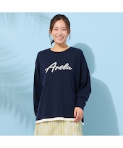 【手洗いOK】『Anela』スパンコール刺繍ニット