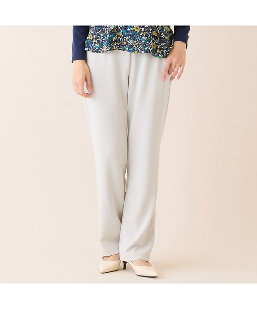 【洗える・セットアップ可】ストレッチストレートパンツ