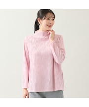 【洗える・3L/4Lサイズあり】タックジャカードカットソー