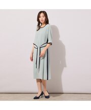 【セットアップ対応】セラテリー梨地ワンピース