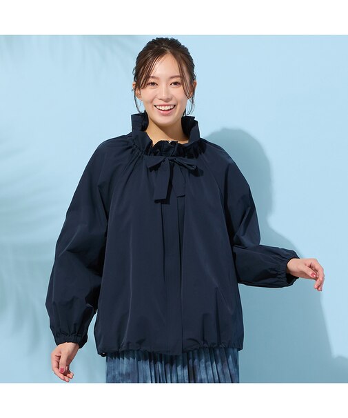 ラグランスリーブ・バルーンブルゾン