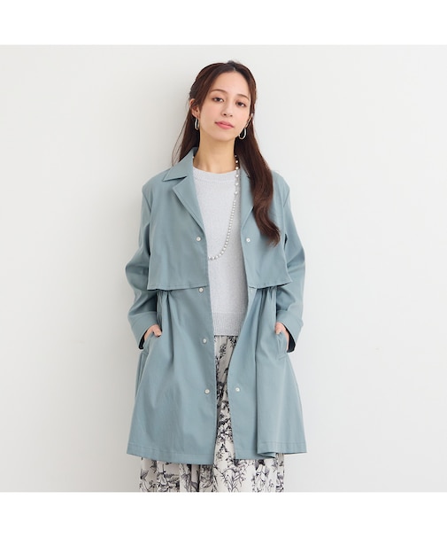 【吸汗速乾】ミニテーラードコート