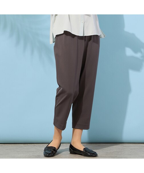 【手洗いOK・接触冷感・撥水】テーパードパンツ
