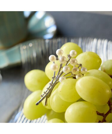 【WEB先行販売/一部店舗・オンラインショップ限定】淡水パールブーケブローチ