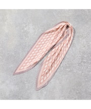 ドットプリント　ウォッシャブルプリーツスカーフ