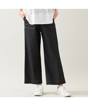 【洗える・快適ストレッチ・L～4Lサイズ】コットンブレンドデニムパンツ