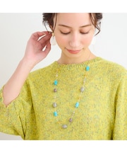 カラーアクリルネックレス