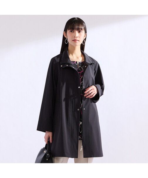 【M～4L】はっ水スタンドカラーコート