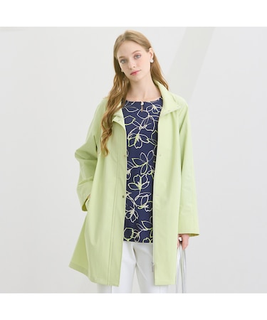 【M～4L】はっ水スタンドカラーコート