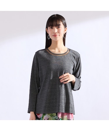 【M～4L】ラメフライスTシャツ