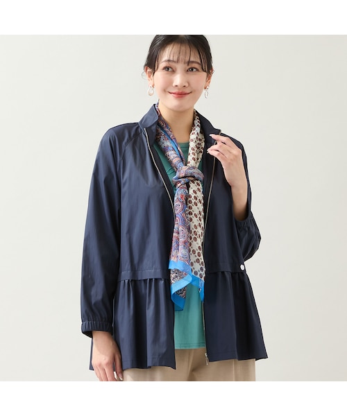 花粉対策・3Lサイズあり】ペプラムジャケット｜ジュニアーオンライン