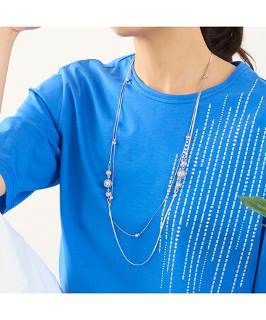 サークルモチーフ2連ネックレス