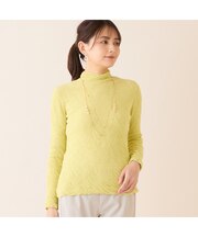 【洗える・綿100%・日本製】強撚2枚仕立てコットンニット