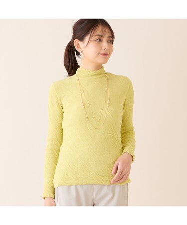 【洗える・綿100%・日本製】強撚2枚仕立てコットンニット