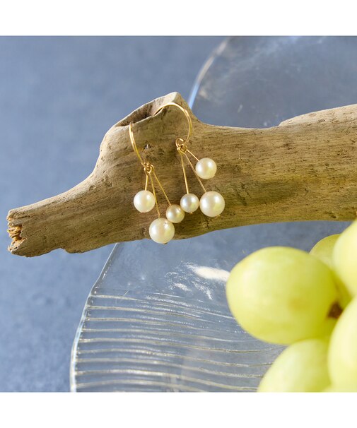 【オンラインショップ限定】アコヤパール×淡水パールフックピアス