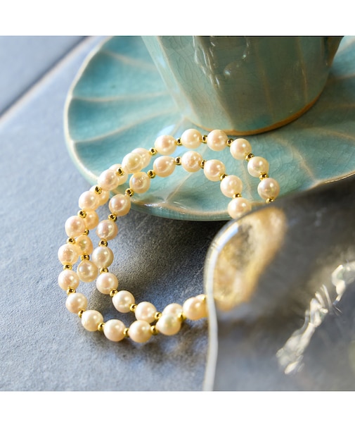 【オンラインショップ限定】アコヤパール2連ブレスレット