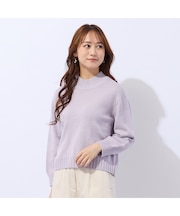 【洗える】バルキー7GGプルオーバーニット