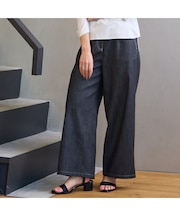 【洗える】リヨセルデニムパンツ