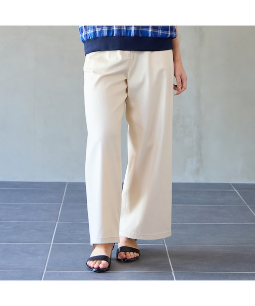 【洗える】リヨセルデニムパンツ