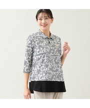 【洗える・WEB限定カラーあり・L～4Lサイズ】スキッパートップス