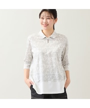 【洗える・WEB限定カラーあり・L～4Lサイズ】スキッパートップス