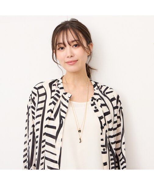 パンプス＆バッグ２連ネックレス