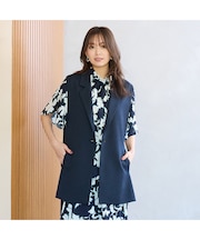 【紫外線防止・セットアップ対応】テーラードカラージレ