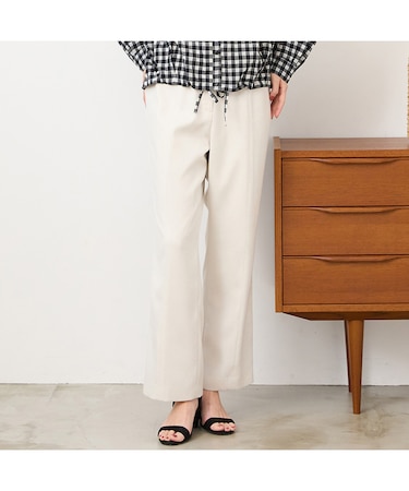 【紫外線防止・セットアップ対応】リネンツイルパンツ