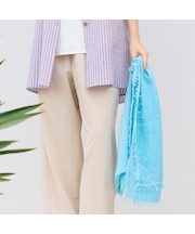 イタリア製　大判無地ストール