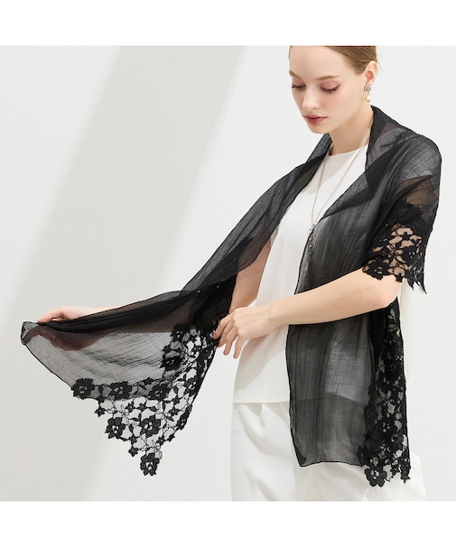 シアーレースストール