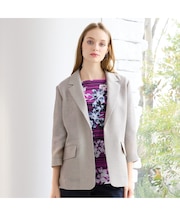 【M～4L】シャンブレーカラミジャケット