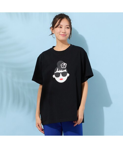 thevirgins Tシャツ エマちゃんコラボ 手洗いOK・綿100％・HAPPY FACEコラボ】エマちゃんTシャツ｜ジュニアー