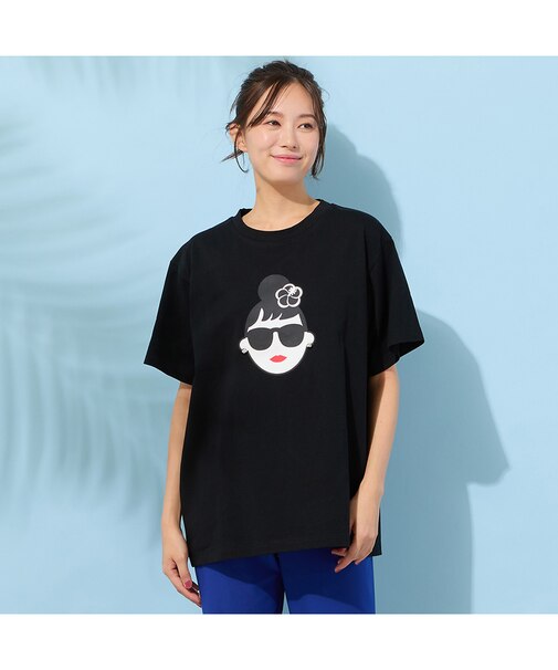 【手洗いOK・綿100％・HAPPY FACEコラボ】エマちゃんTシャツ